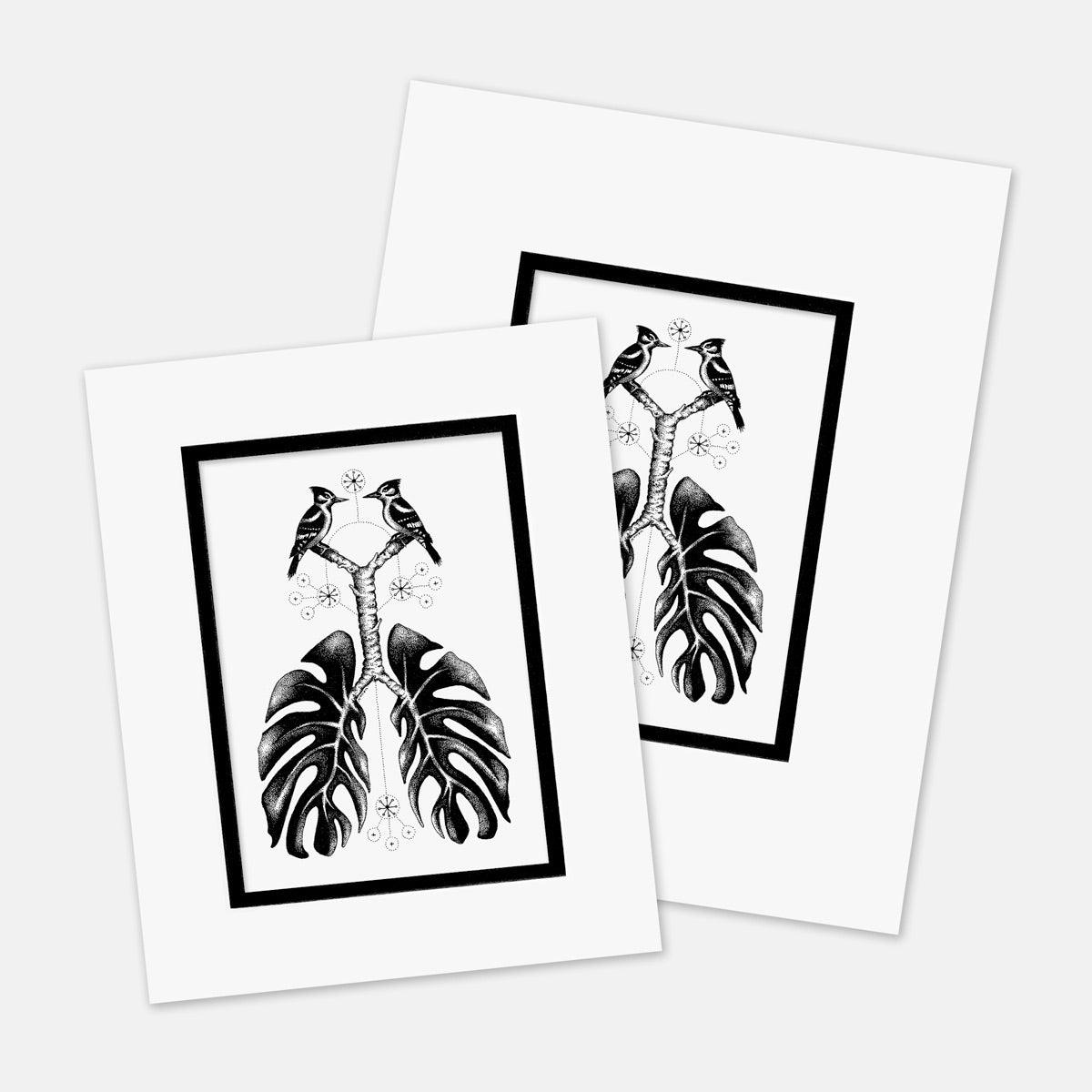 "Breathing Room II" : Mat Boards that Original and Limited Edition Prints get shipped in