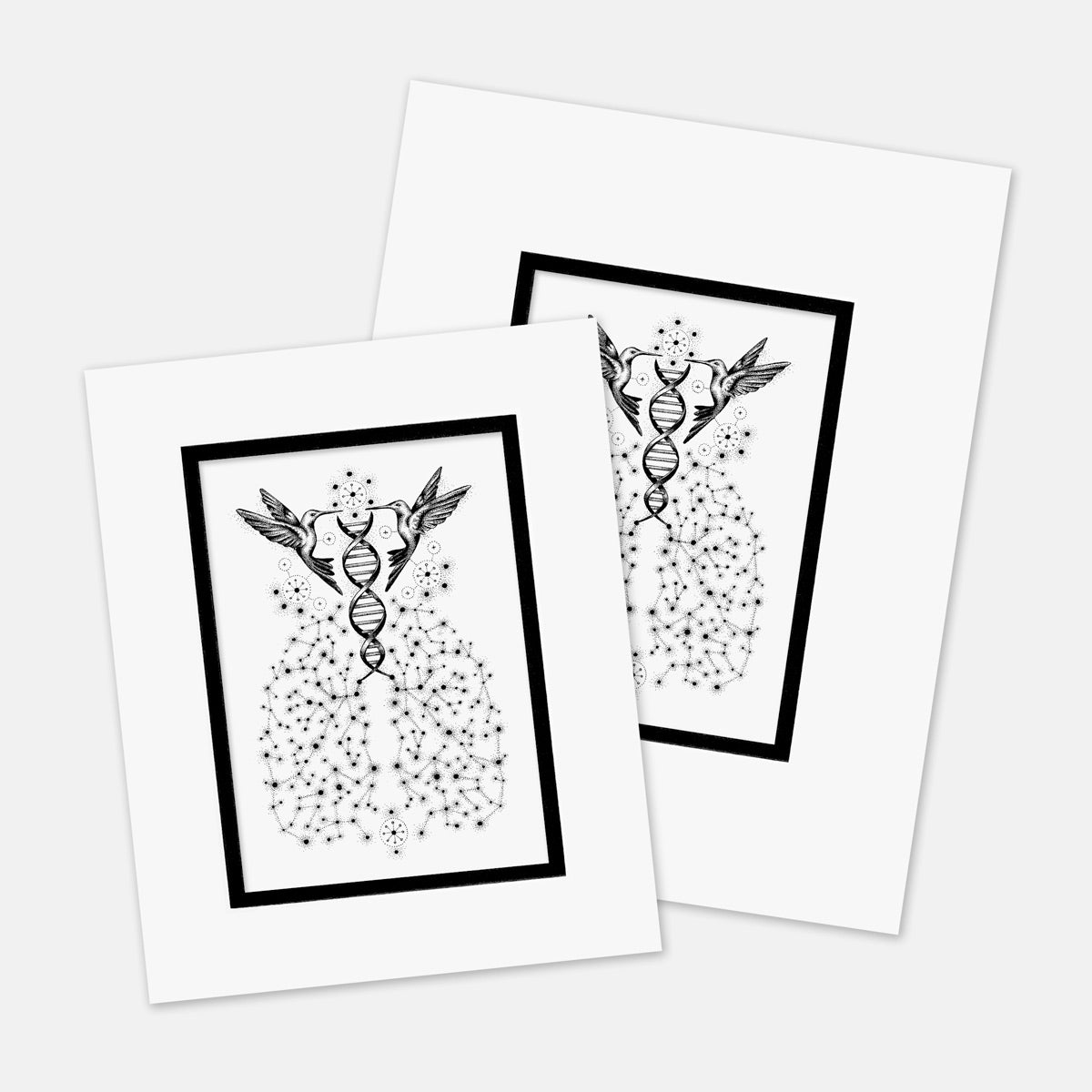"Breathing Room III" : Mat Boards that Original and Limited Edition Prints get shipped in