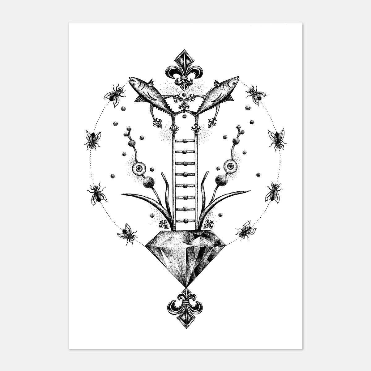 "Core Descent" : Original Artwork by Karien Bredenkamp