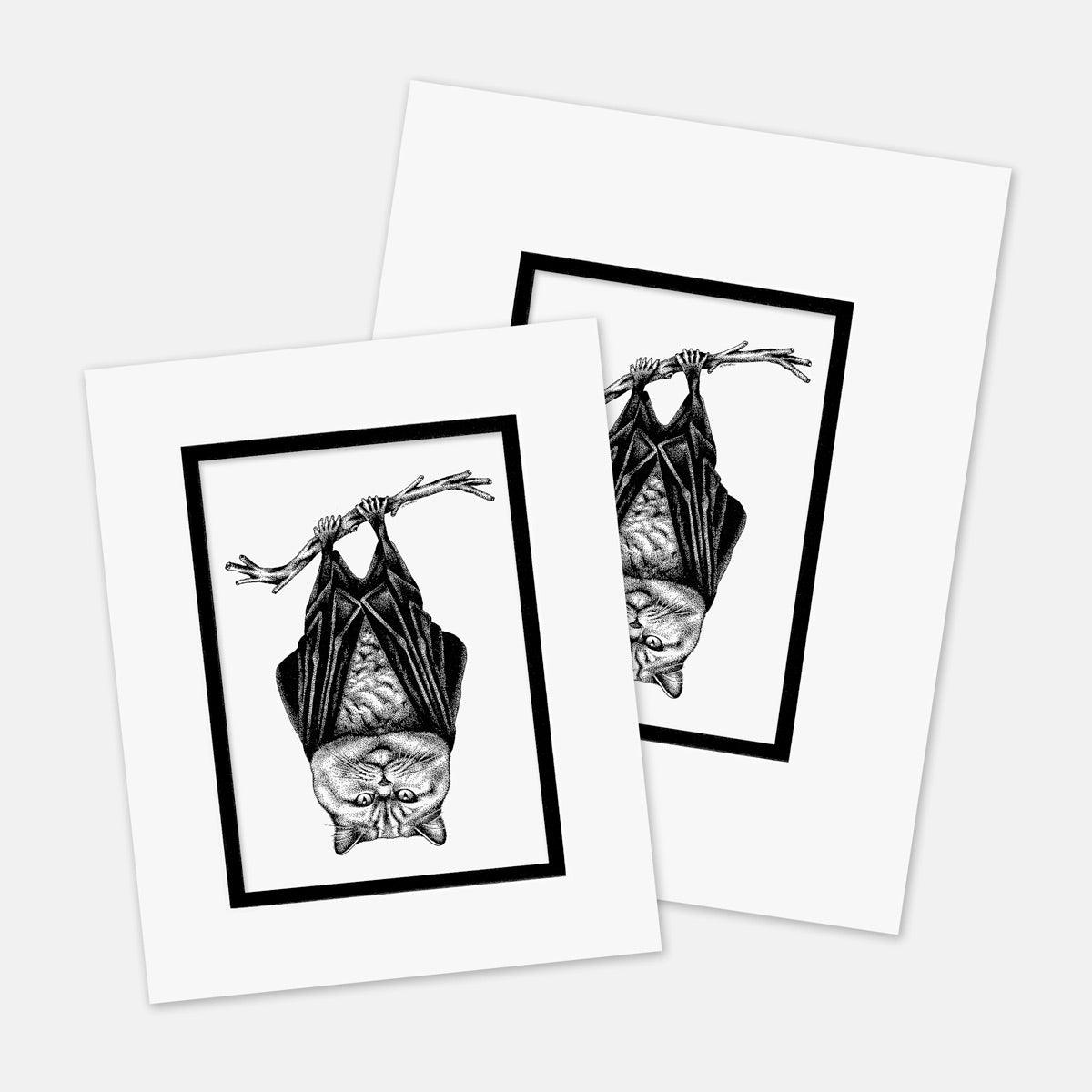 "Fatbatcat" : Mat Boards that Original and Limited Edition Prints get shipped in