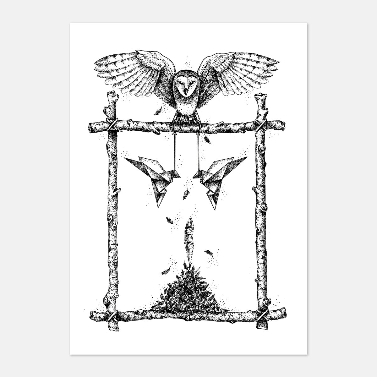 "Owl Never Forget" : Original Artwork by Karien Bredenkamp