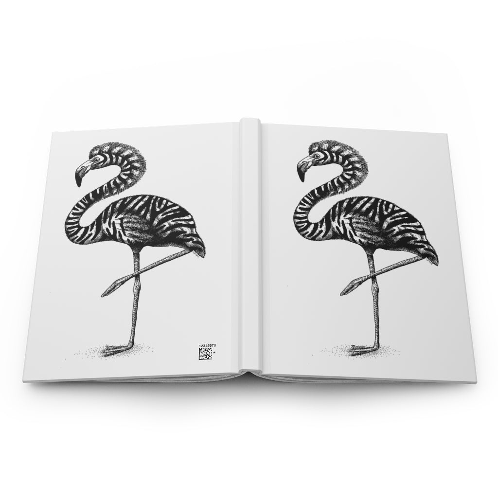 "Zebramingo" Hardcover Journal - Karien Bredenkamp