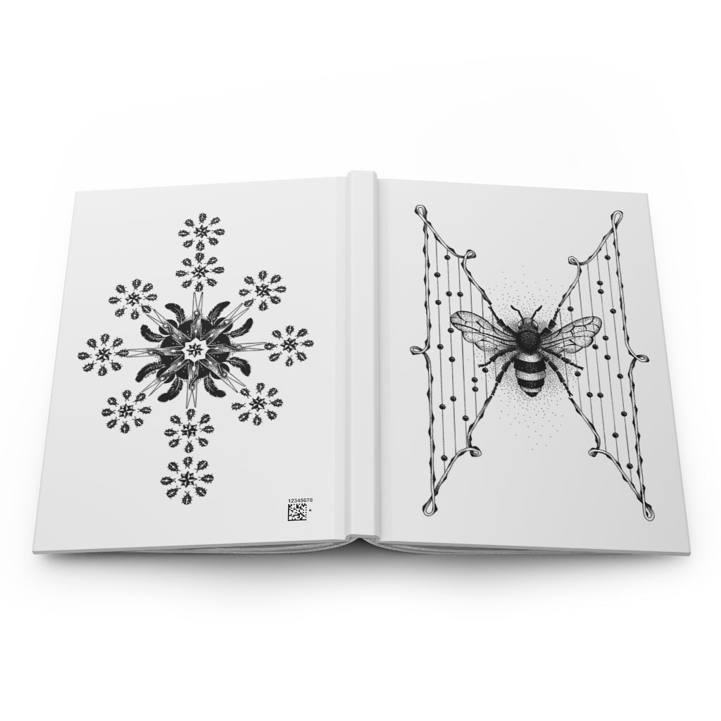"A Pollinated Path"/"8-80-8" Hardcover Journal - Karien Bredenkamp