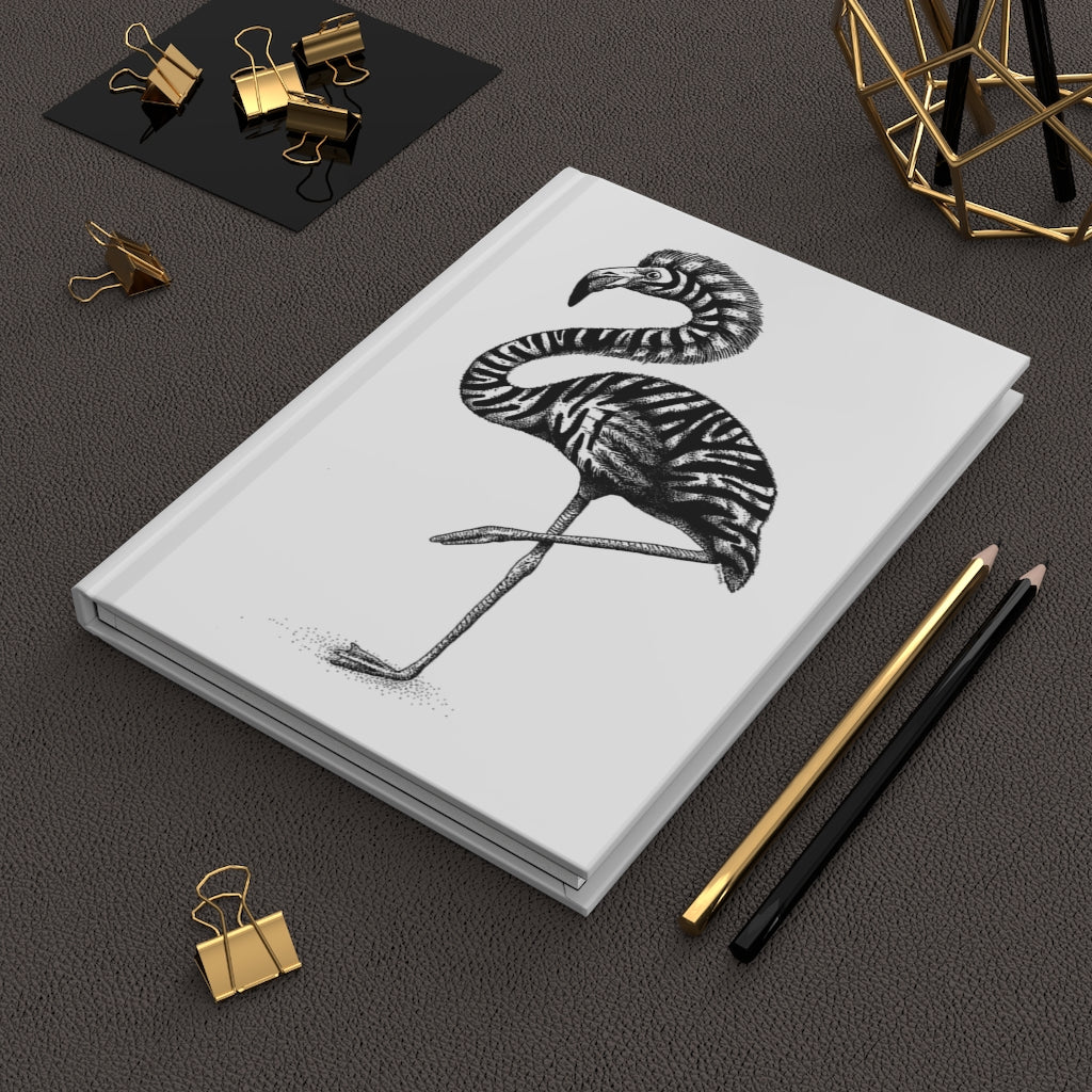 "Zebramingo" Hardcover Journal - Karien Bredenkamp