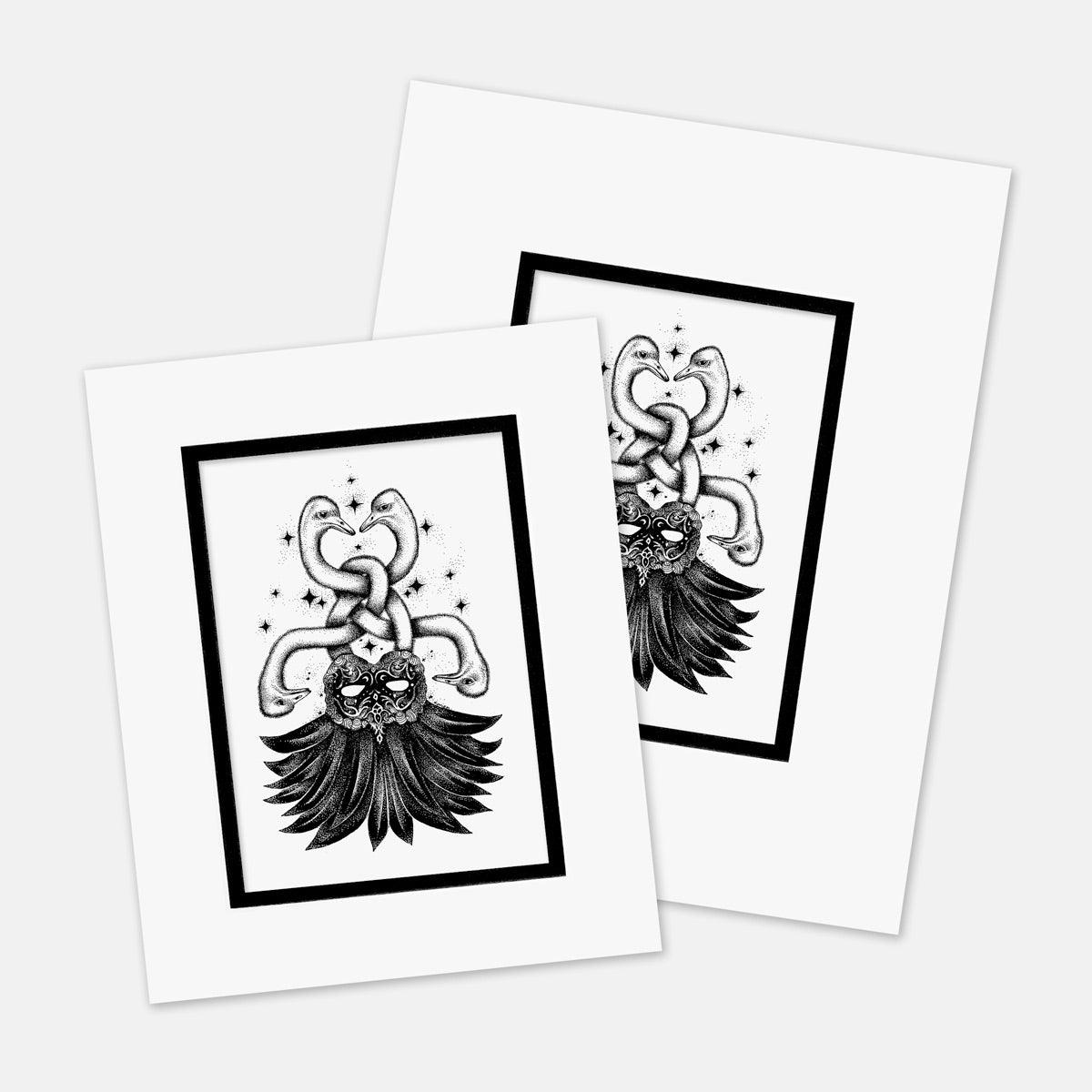 "After Midnight" : Mat Boards that Original and Limited Edition Prints get shipped in