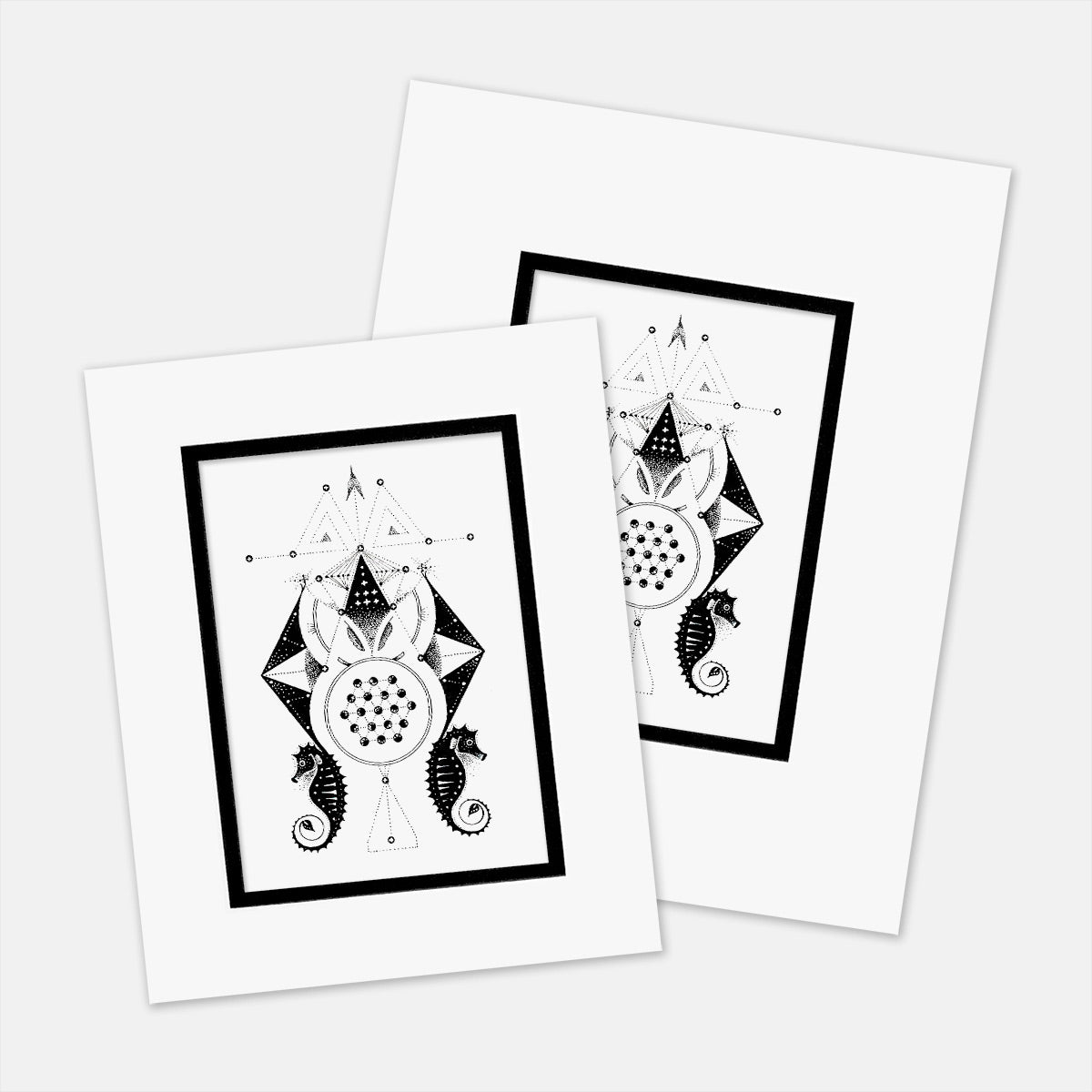 “Back To The Wall” : Mat Boards that Original and Limited Edition Prints get shipped in