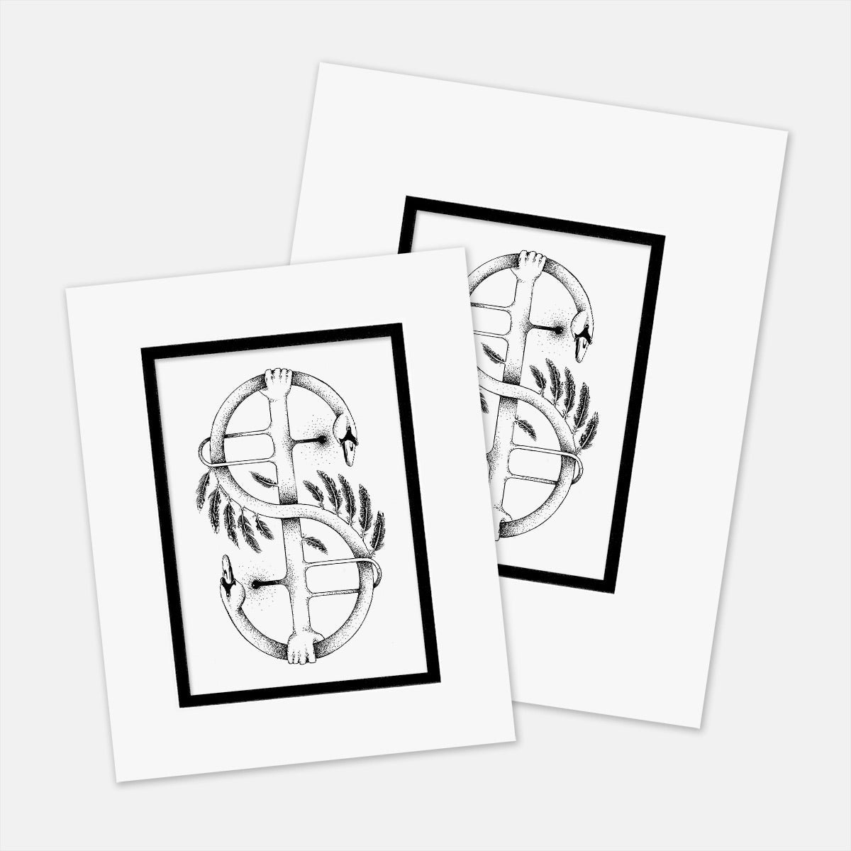 “Internal Conflict” : Mat Boards that Original and Limited Edition Prints get shipped in