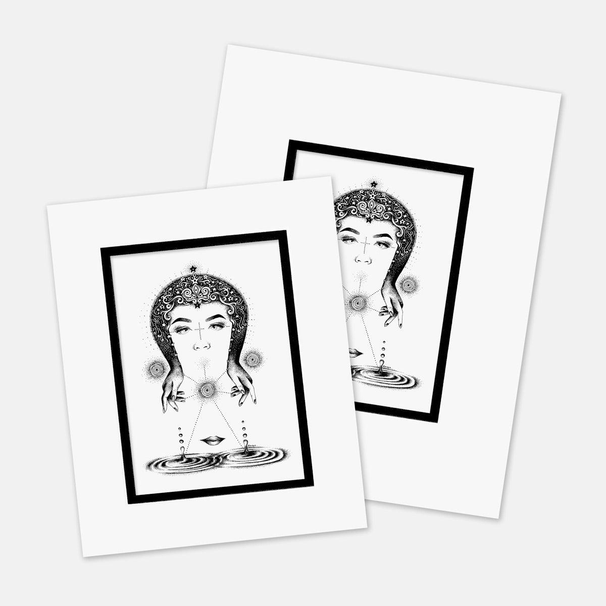 "Look Again" : Mat Boards that Original and Limited Edition Prints get shipped in