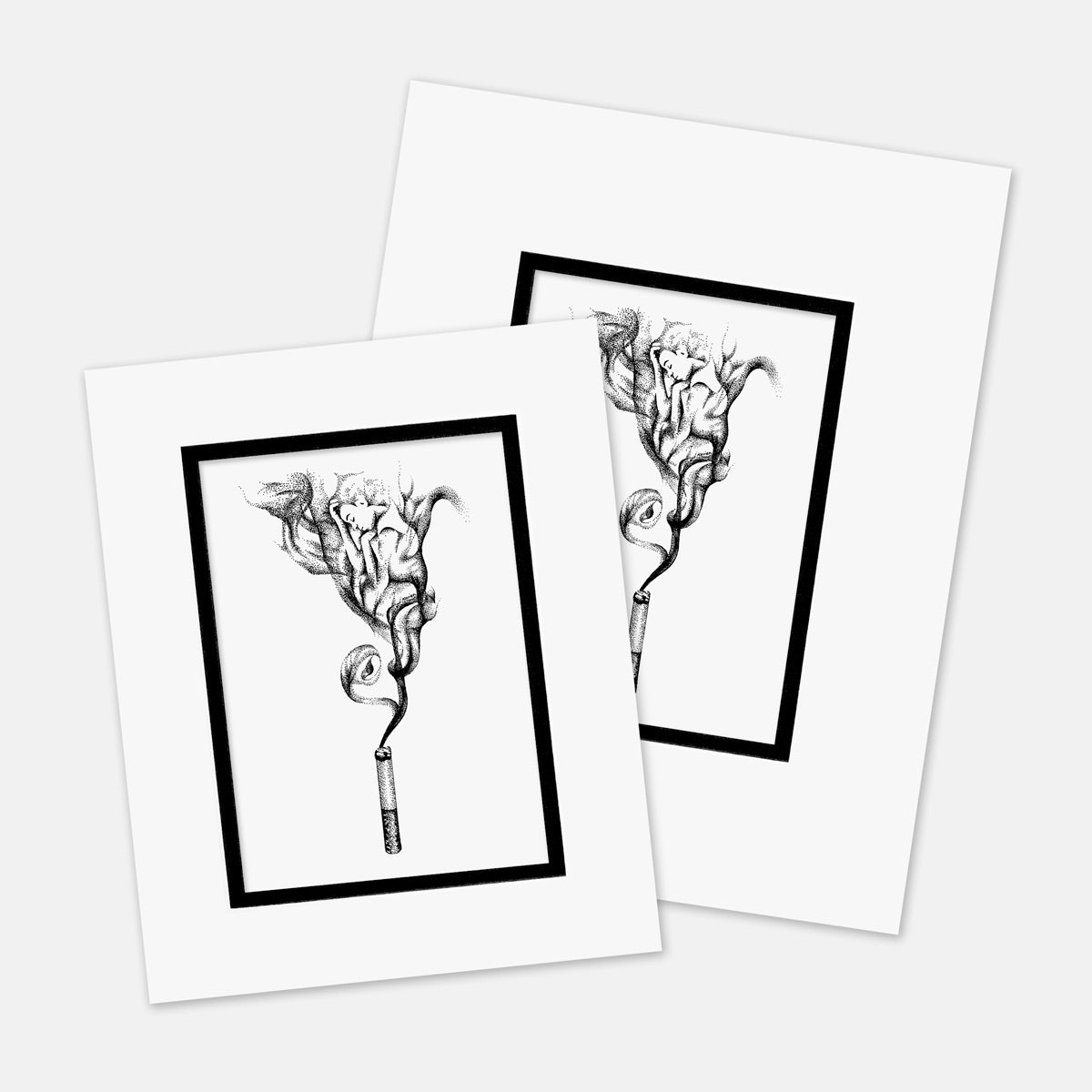 “Mama” : Mat Boards that Original and Limited Edition Prints get shipped in