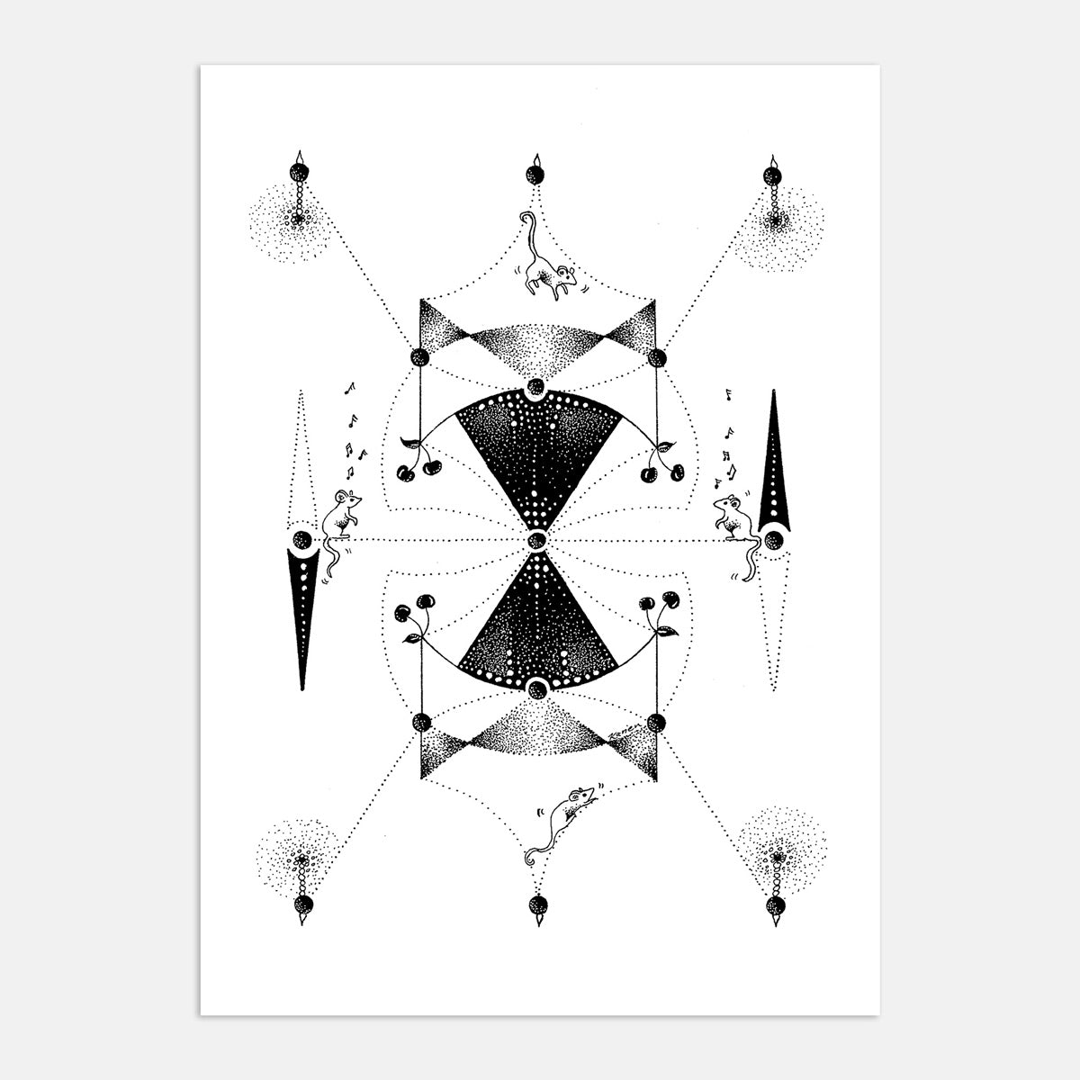 “Musical Mice” : Original Artwork by Karien Bredenkamp