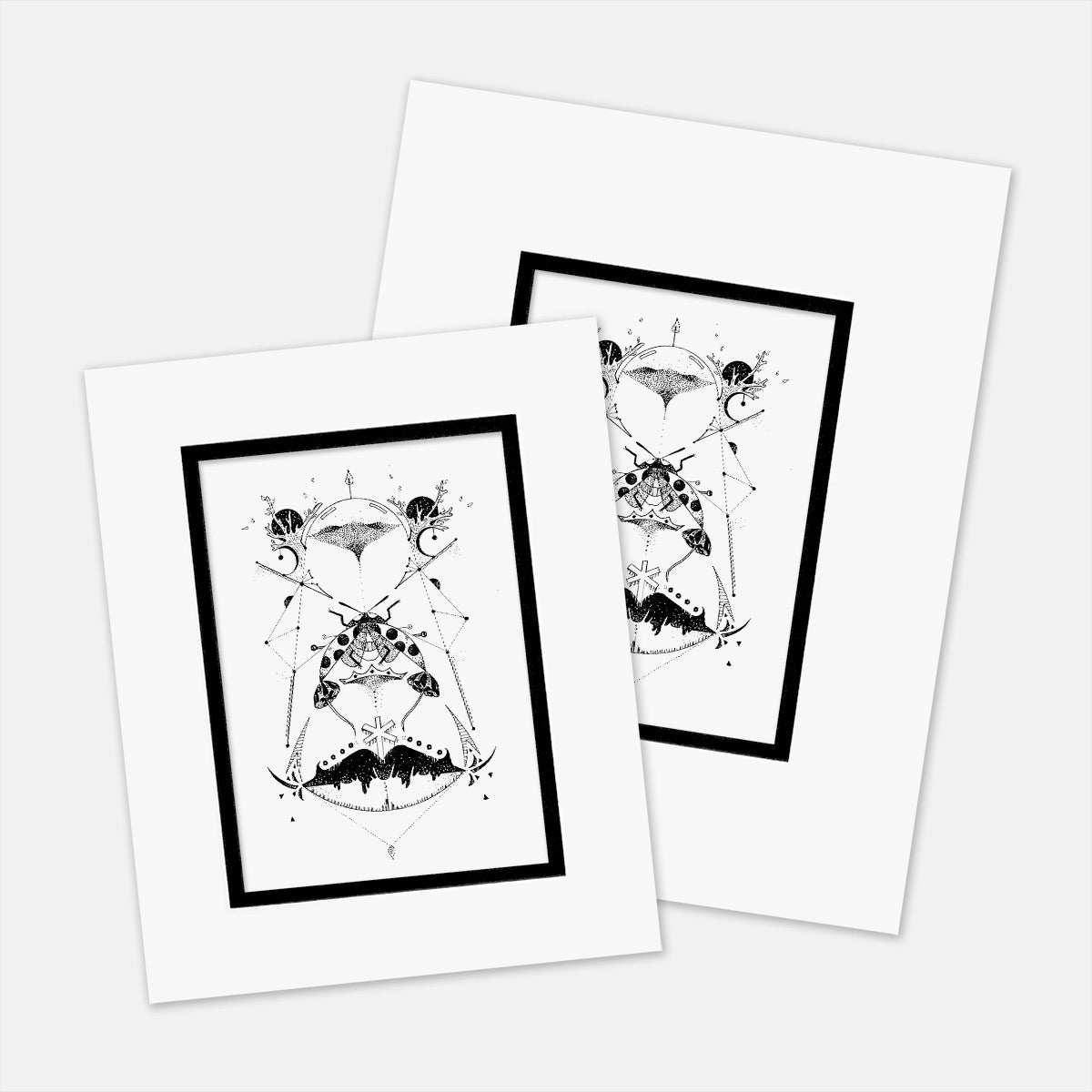 “Passage Of Time” : Mat Boards that Original and Limited Edition Prints get shipped in