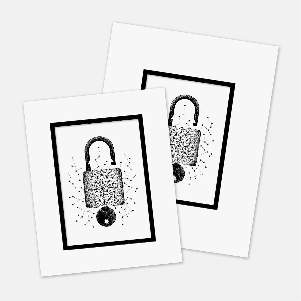 “Released” : Mat Boards that Original and Limited Edition Prints get shipped in
