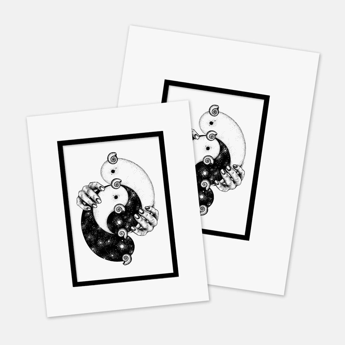 "Scattered Senses" : Mat Boards that Original and Limited Edition Prints get shipped in