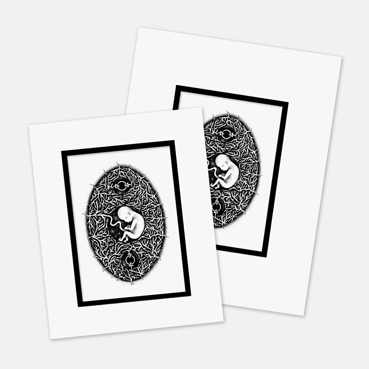 “Supplanted” : Mat Boards that Original and Limited Edition Prints get shipped in