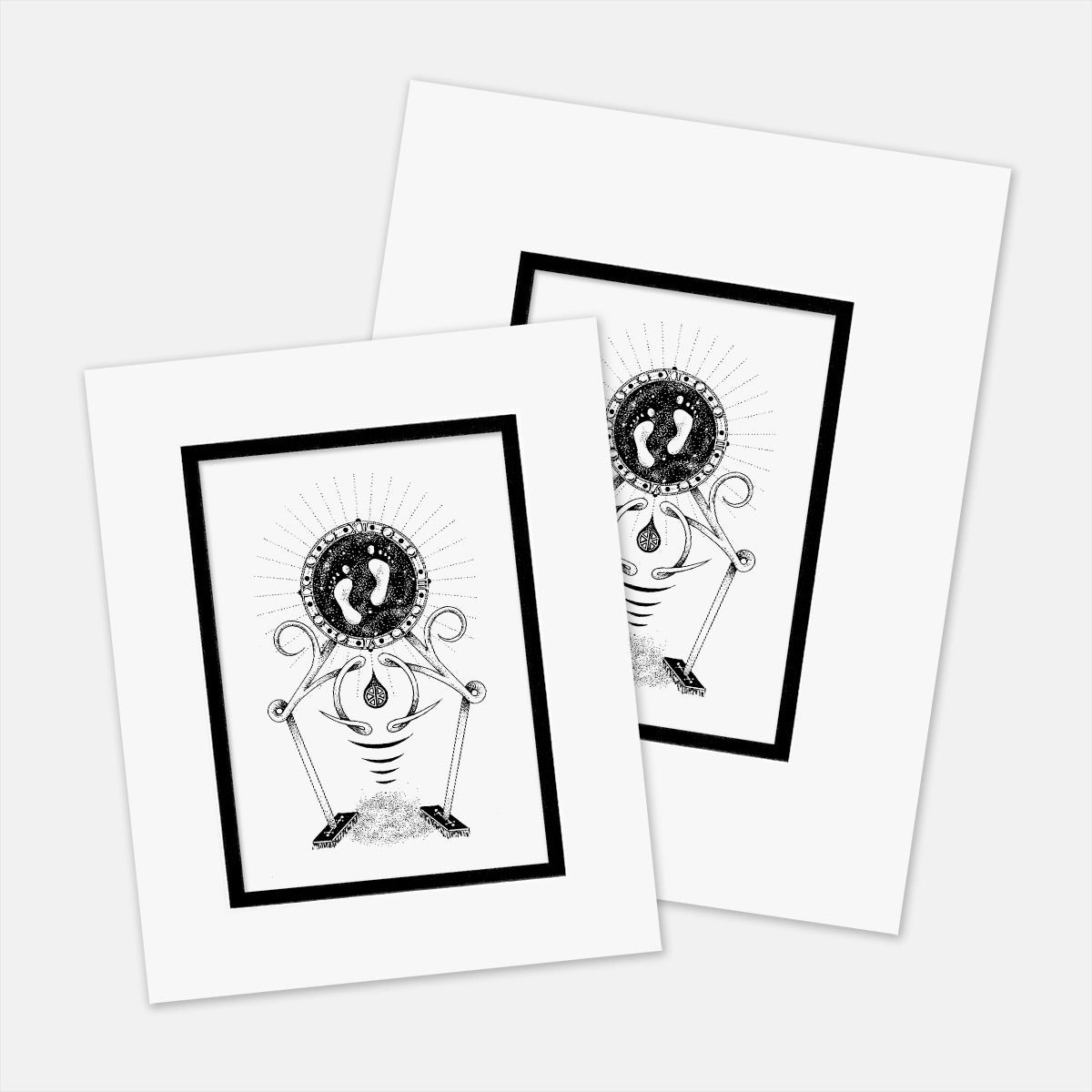 “Sweeping Expanse” : Mat Boards that Original and Limited Edition Prints get shipped in