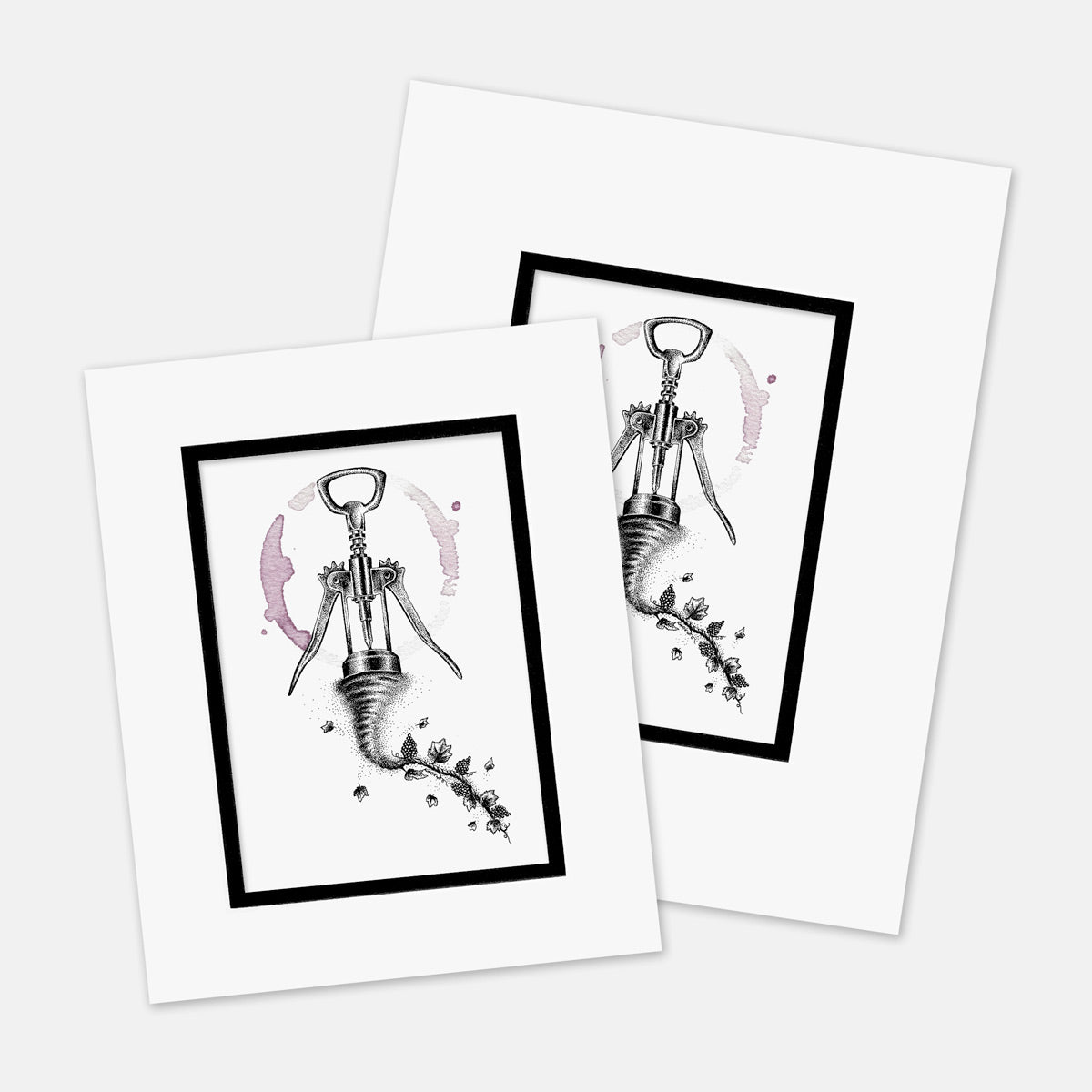 “Swept Away” : Mat Boards that Original and Limited Edition Prints get shipped in