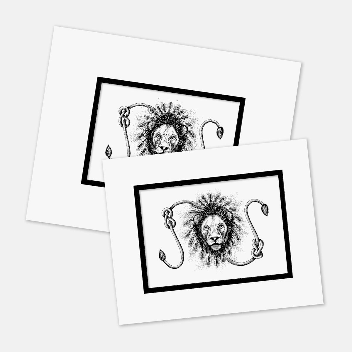 “The Mane Attraction” : Mat Boards that Original and Limited Edition Prints get shipped in