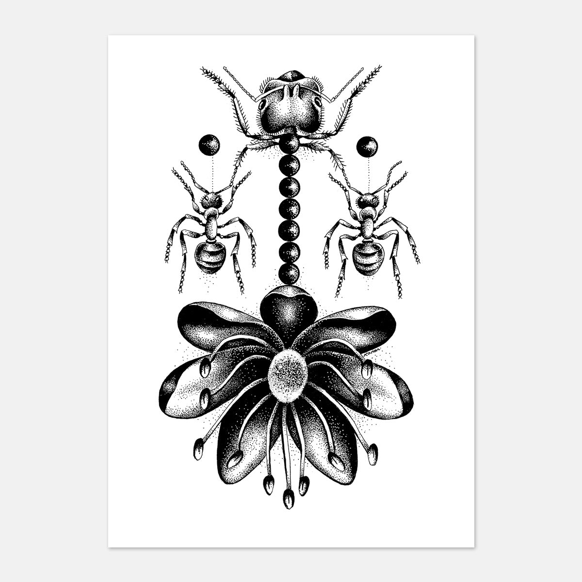 "Tightrope Of Prayers" : Original Artwork by Karien Bredenkamp