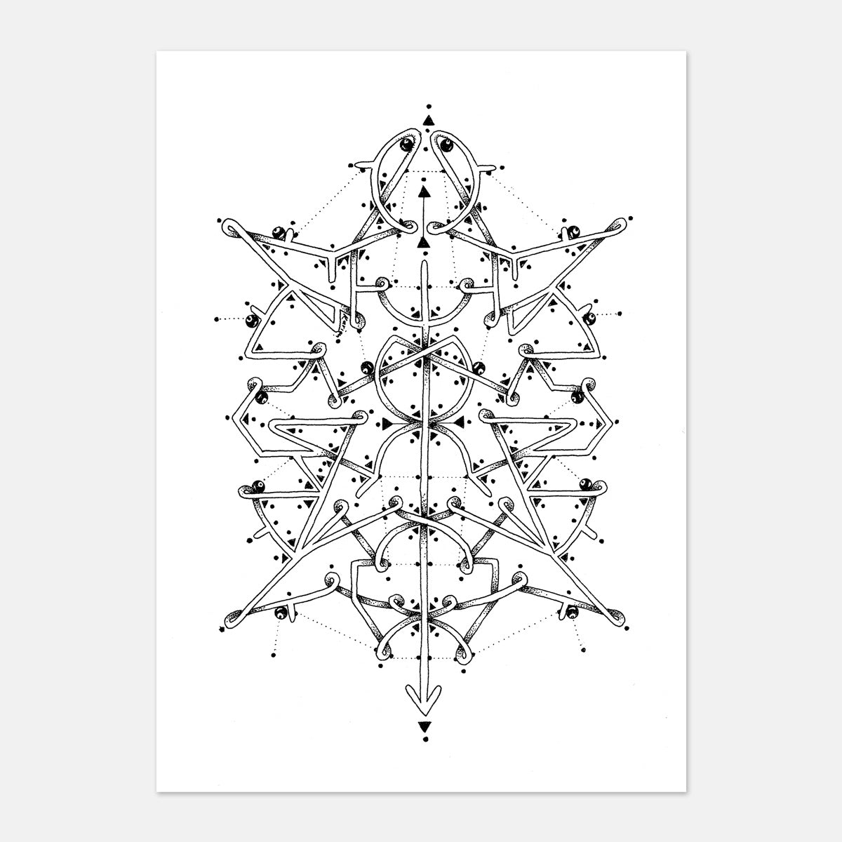 “Turtle Geometry” : Original Artwork by Karien Bredenkamp
