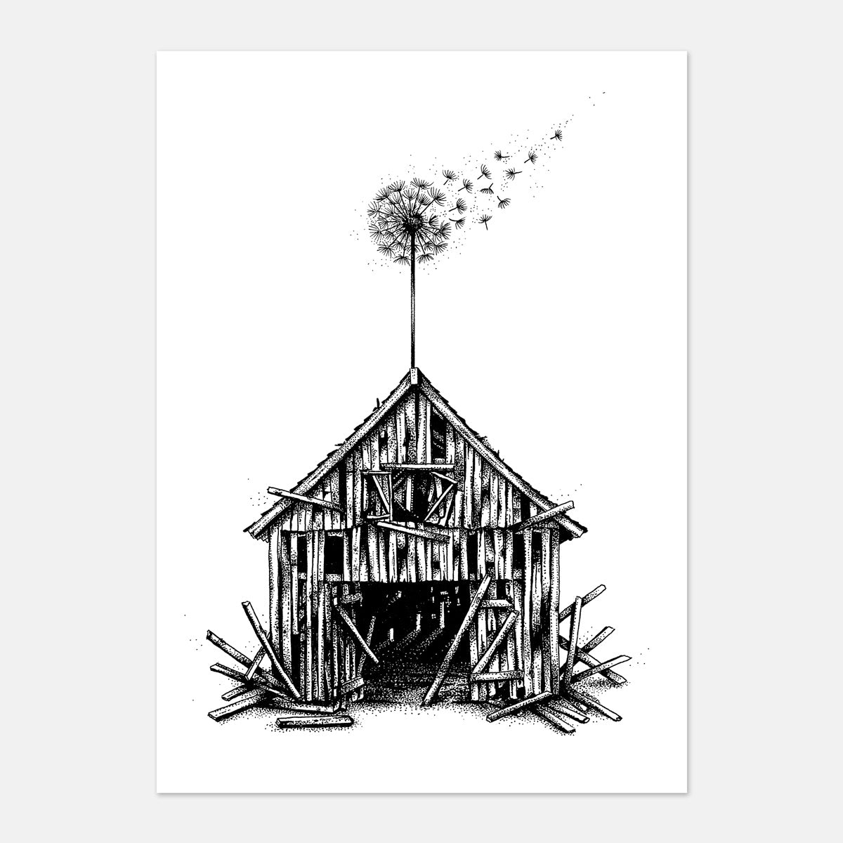 "Abandelion" : Original Artwork by Karien Bredenkamp