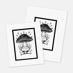 "Alotl Adventure" : Mat Boards that Original and Limited Edition Prints get shipped in