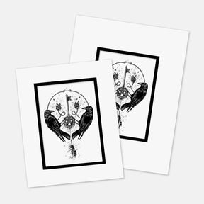 "Call Of The Void" : Mat Boards that Original and Limited Edition Prints get shipped in