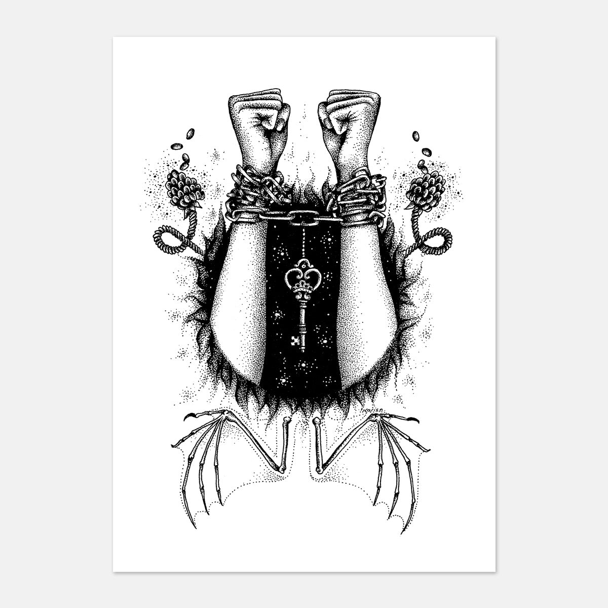 "Enemy Within" : Original Artwork by Karien Bredenkamp