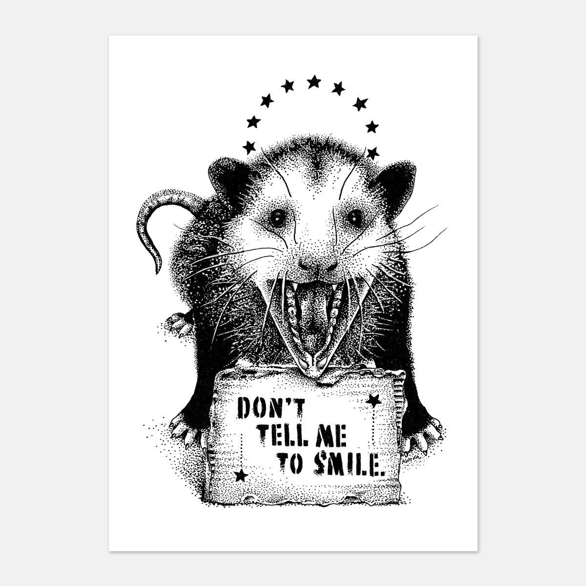 "Hiss-Teria" : Original Artwork by Karien Bredenkamp