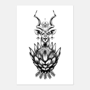 "King Kudu" : Original Artwork by Karien Bredenkamp