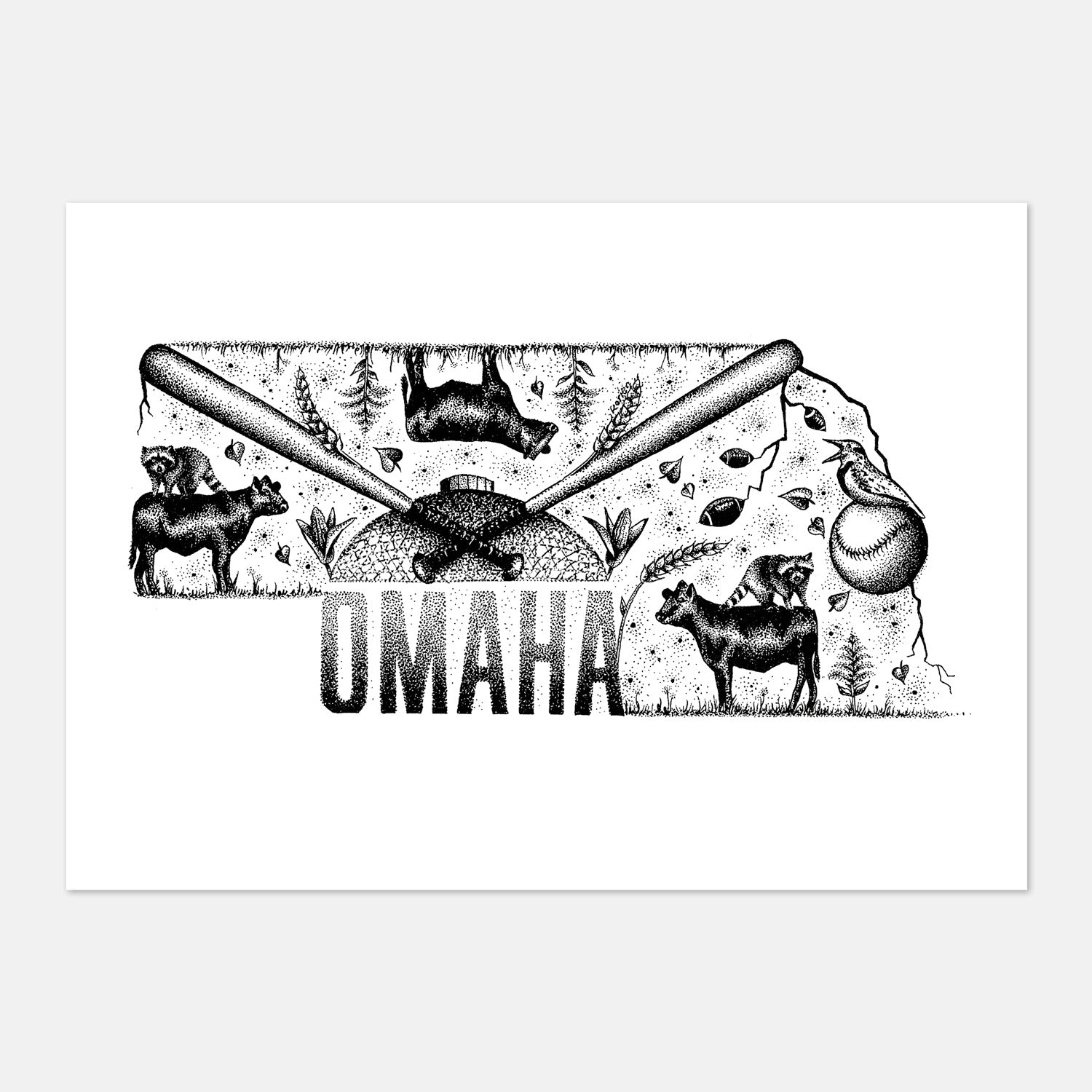 "Omaha" : Original Artwork by Karien Bredenkamp