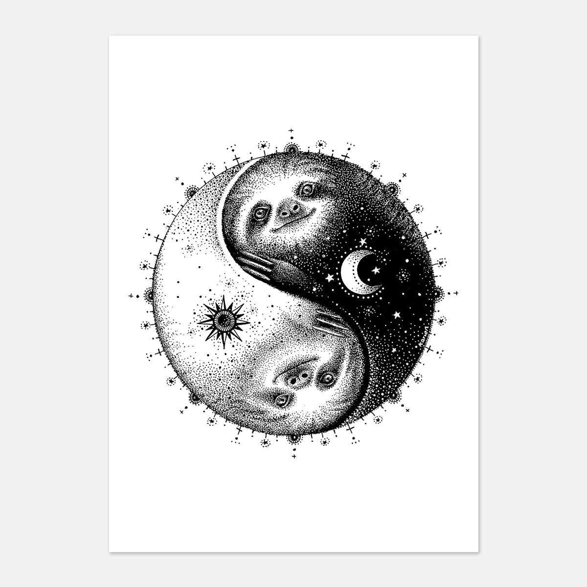 "Shadow Sloth" : Original Artwork by Karien Bredenkamp