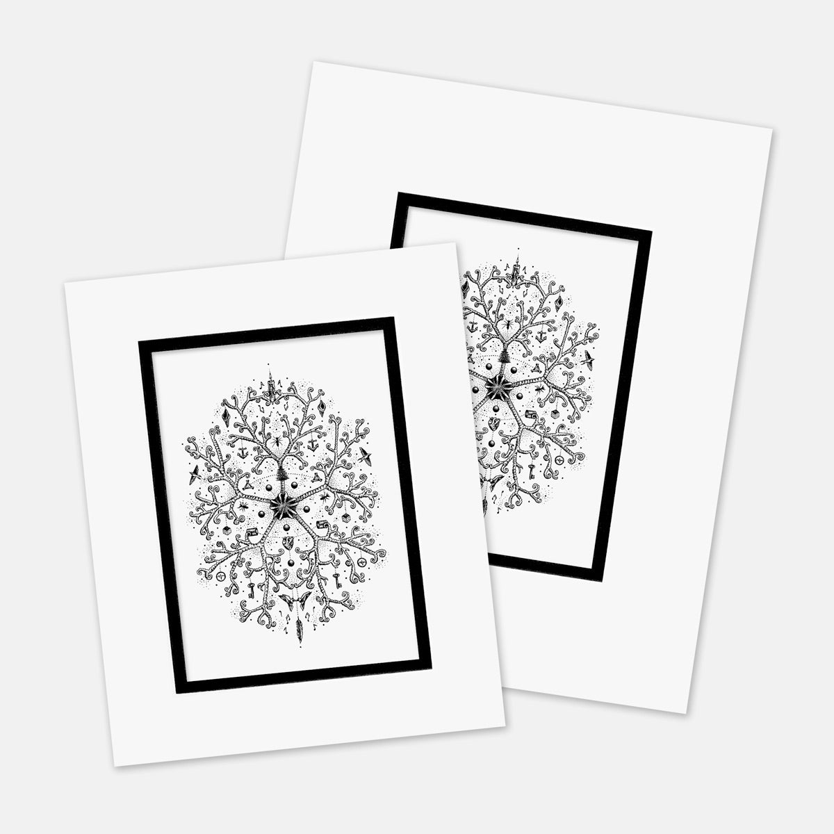 "The Third Body" : Mat Boards that Original and Limited Edition Prints get shipped in