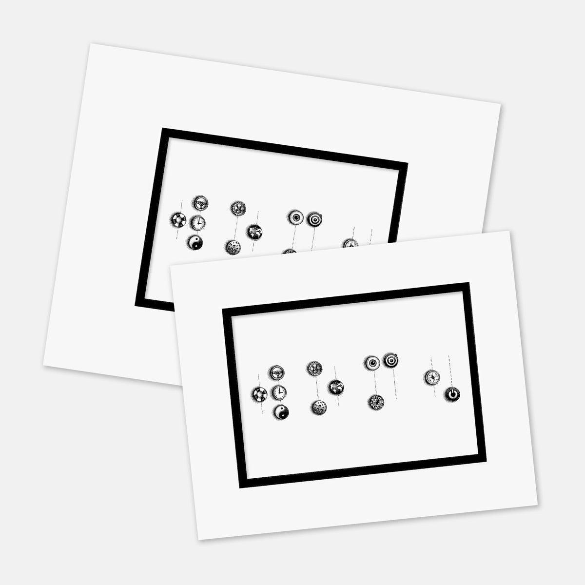 "Unseen" : Mat Boards that Original and Limited Edition Prints get shipped in