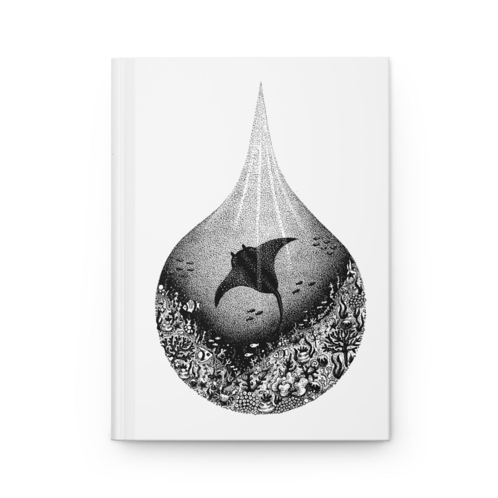 "Ocean In A Drop" Hardcover Journal - Karien Bredenkamp