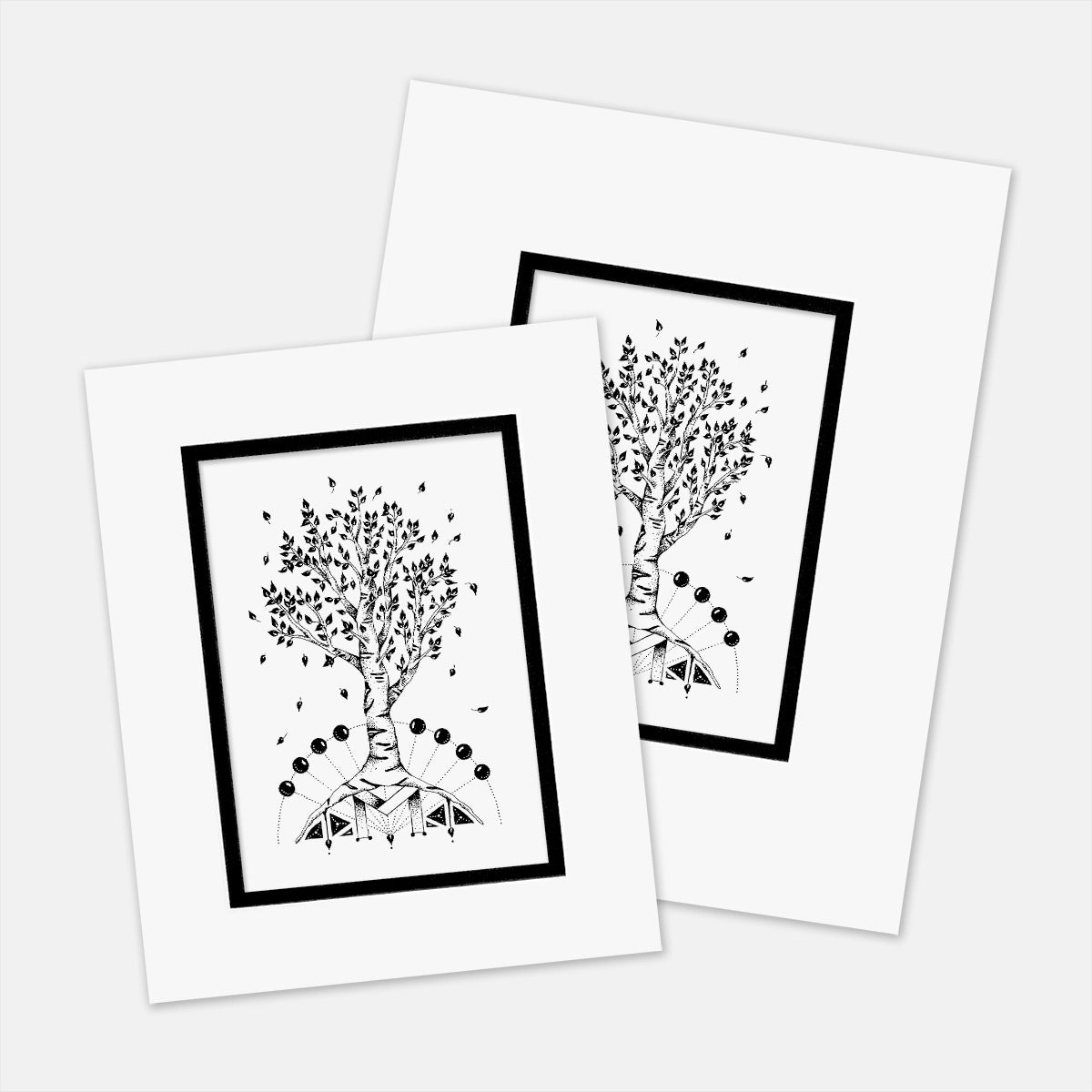 “Isabella” : Mat Boards that Original and Limited Edition Prints get shipped in