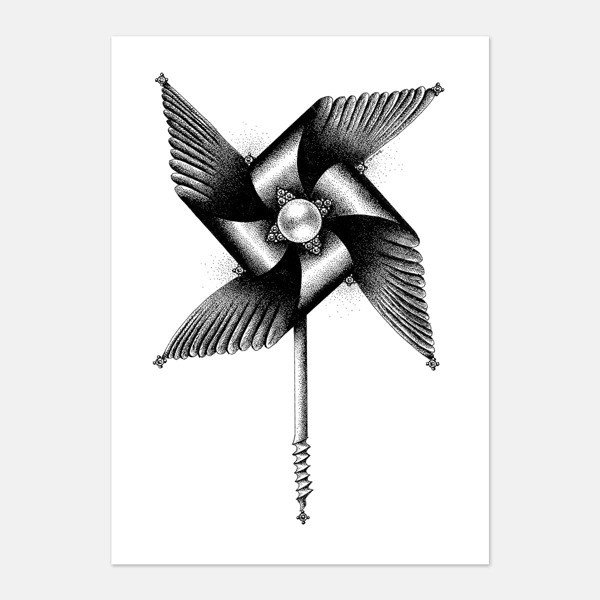 "Pinned Pearl" : Original Artwork by Karien Bredenkamp