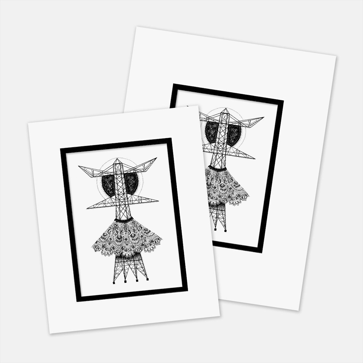 “Power Move” : Mat Boards that Original and Limited Edition Prints get shipped in