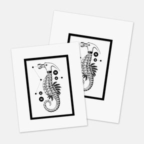 “Survive The Pain” : Mat Boards that Original and Limited Edition Prints get shipped in