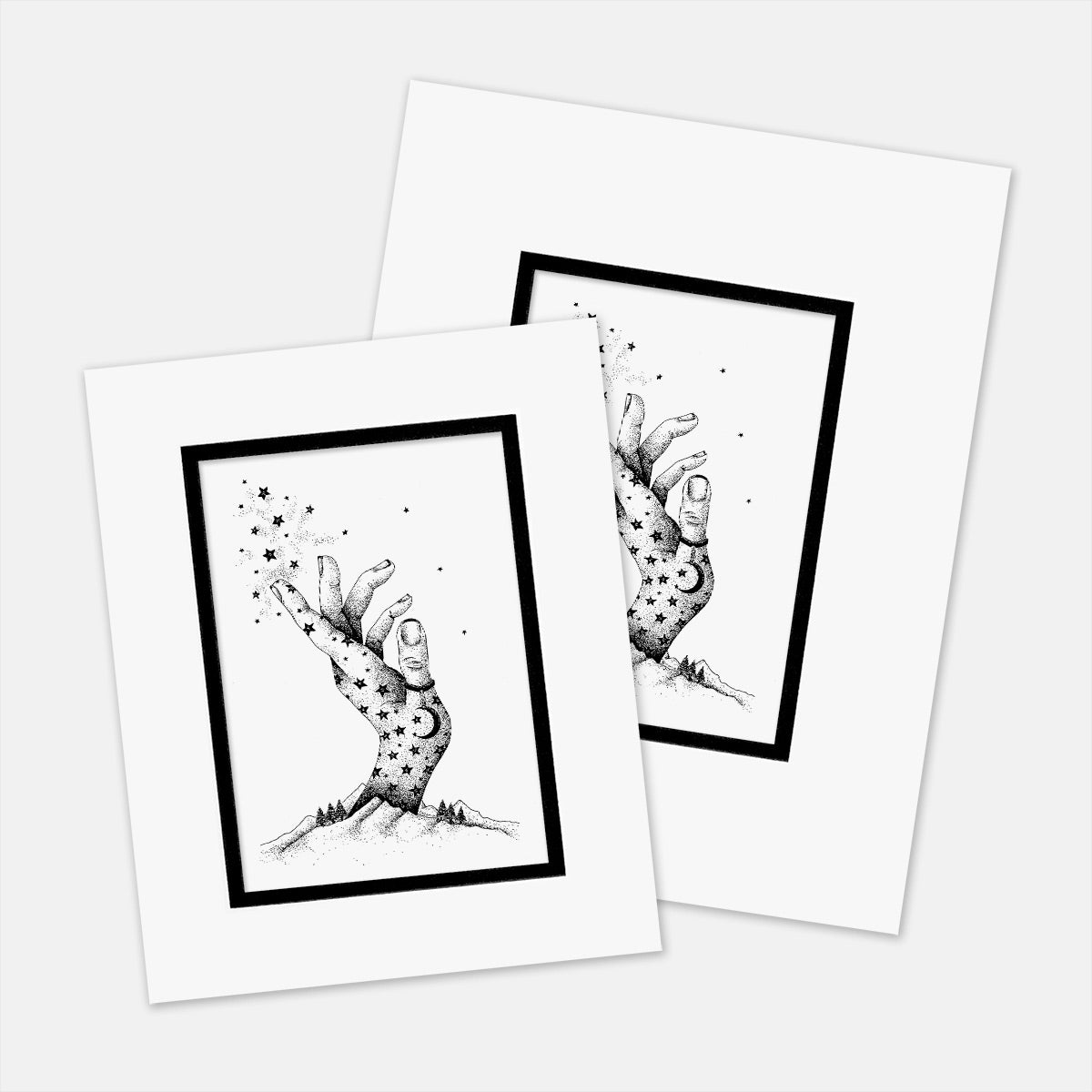 “True Identity” : Mat Boards that Original and Limited Edition Prints get shipped in